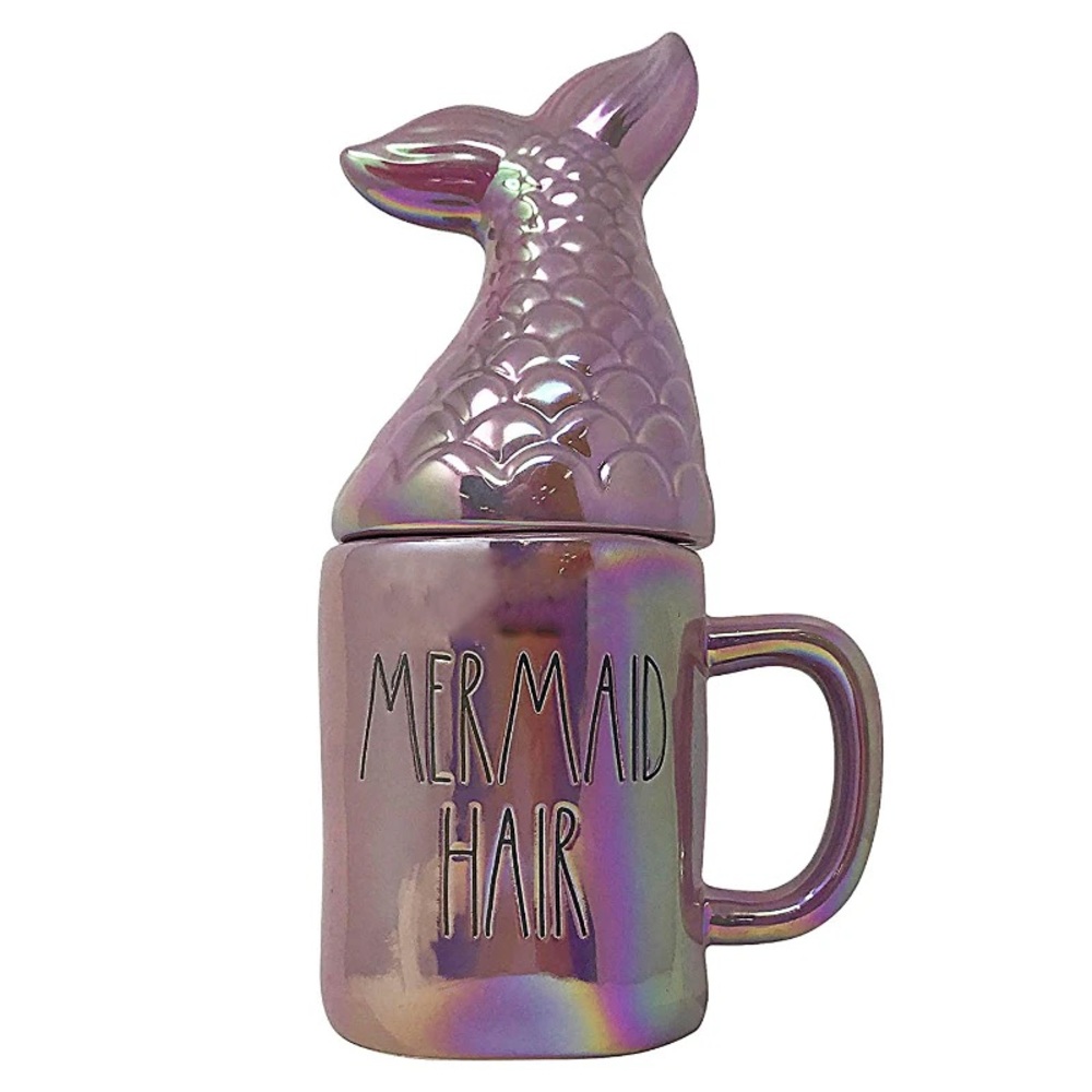 Rae Dunn Iridescent Mermaid Hair Don’t Care Mug